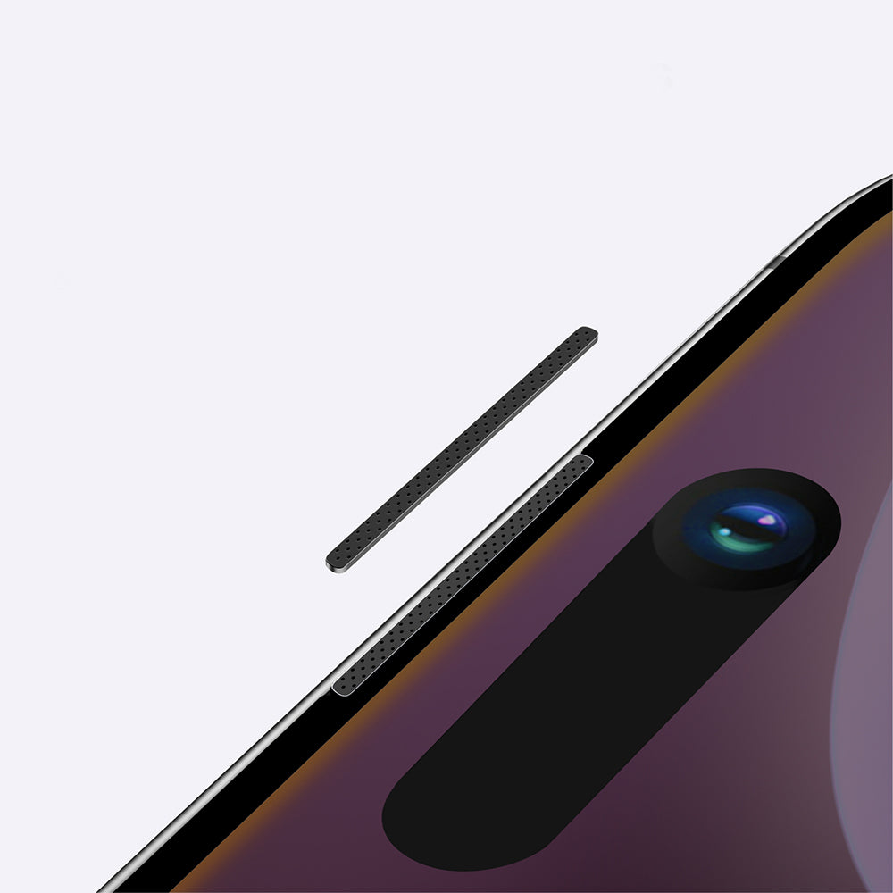 Apple iPhone 16 Pro Max Amazingthing Titan Privacy Parmak İzi Bırakmayan Temperli Cam Ekran Koruyucu Siyah