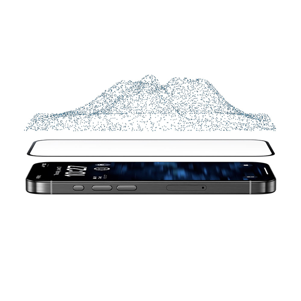 Apple iPhone 16 Pro Max Benks Glass Warrior Safir Coating Ultra İnce Cam Ekran Koruyucu Siyah
