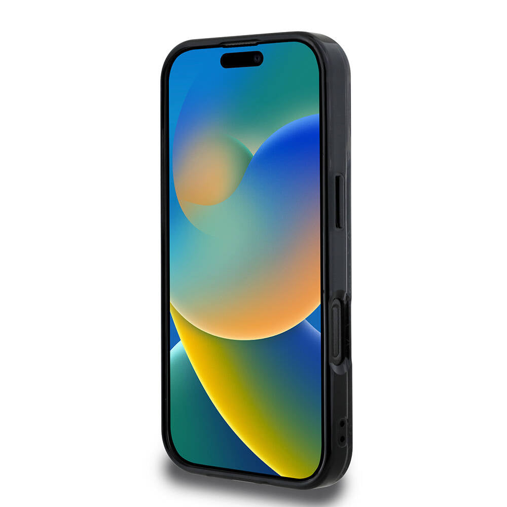 iPhone 16 Pro Max Kılıf Lacoste Orjinal Lisanslı Magsafe Şarj Özellikli IML Baskılı Gümüş Timsah Logolu Monogram Kılıf Yeşil