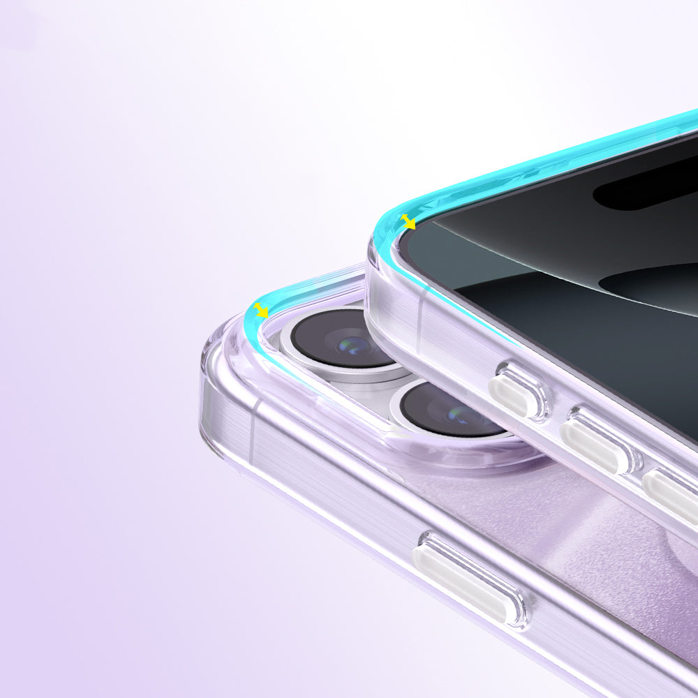 Apple iPhone 16 Pro Max Kılıf M-Safe Şarj Özellikli Orjinal Swarovski Taşlı Zore Paris Rovix Sert PC Kapak Açık Mor