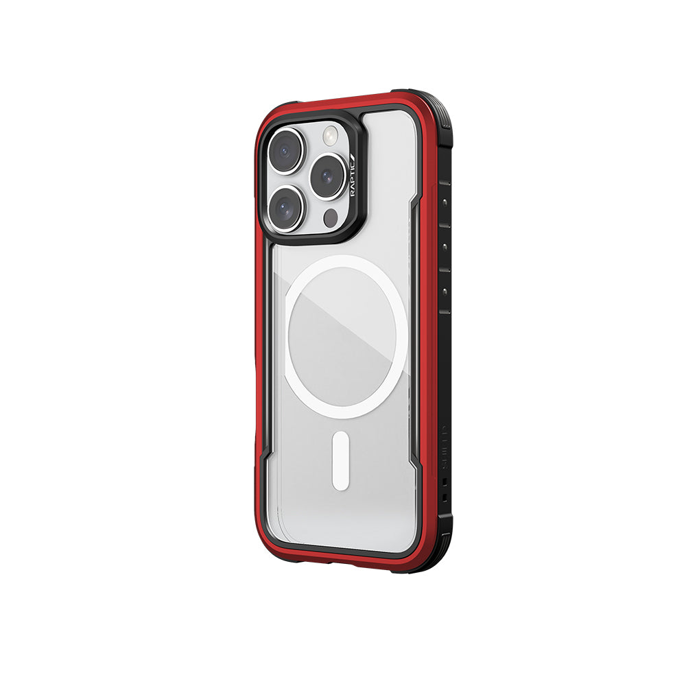 iPhone 16 Pro Max Kılıf Magsafe Şarj Özellikli Airbagli Raptic Shield Serisi Şeffaf Arka Yüzey Kılıf Yeşil