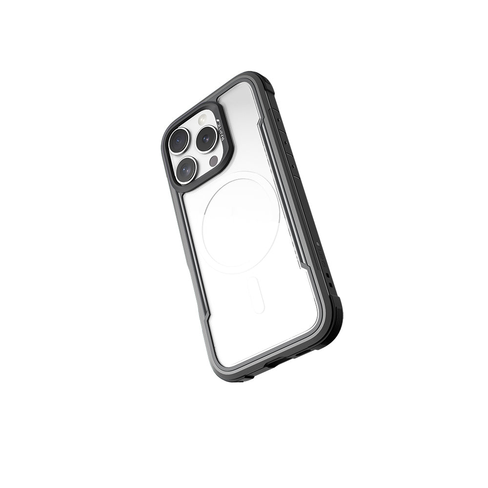 iPhone 16 Pro Max Kılıf Magsafe Şarj Özellikli Airbagli Raptic Shield Serisi Şeffaf Arka Yüzey Kılıf Colorful