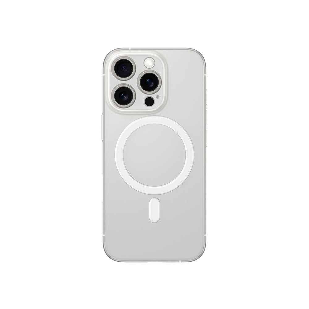 Apple iPhone 16 Pro Max Kılıf Magsafe Şarj Özellikli Amazingthing Minimal Air Serisi Kapak Şeffaf