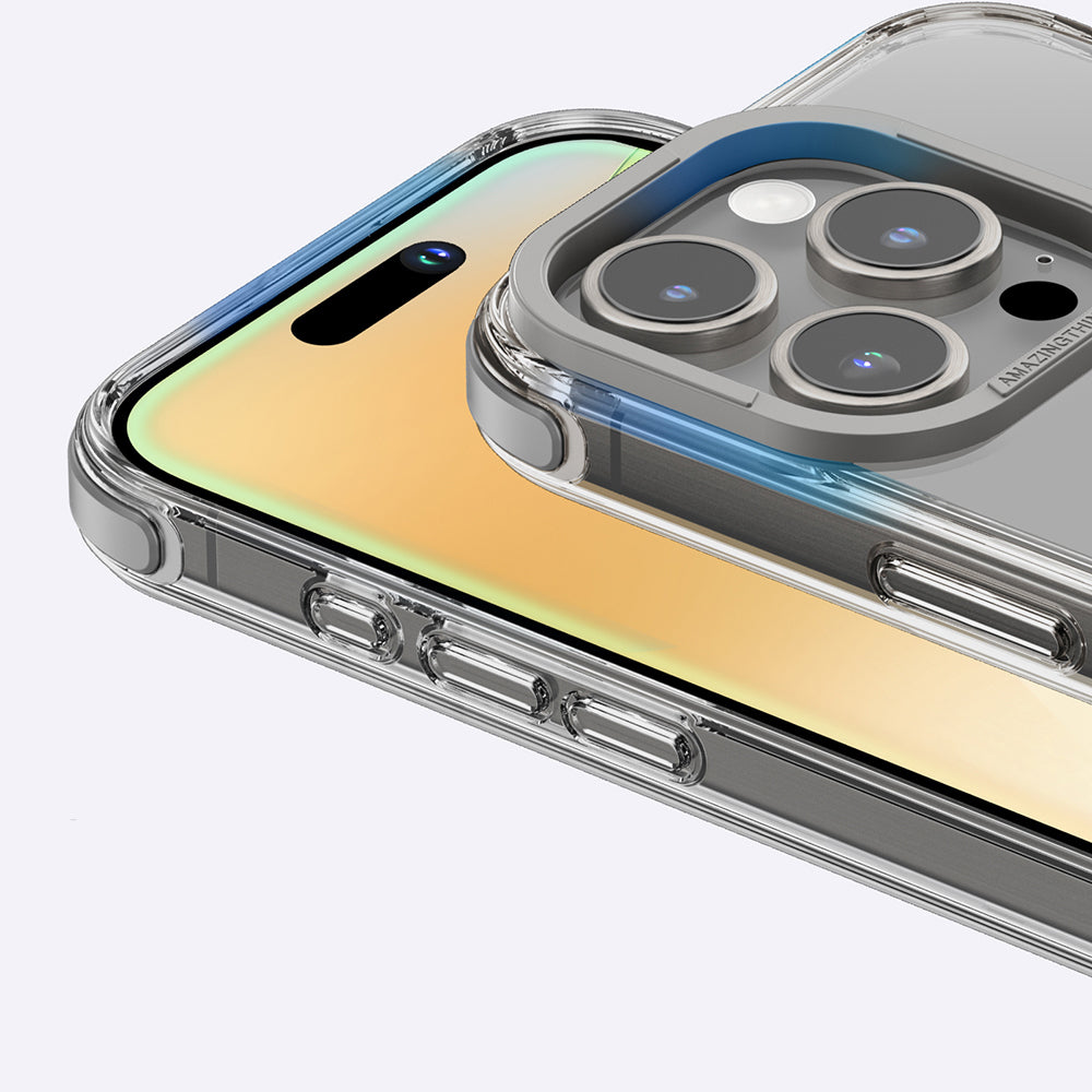 iPhone 16 Pro Max Kılıf Magsafe Şarj Özellikli Amazingthing Omni Serisi Kılıf Gri