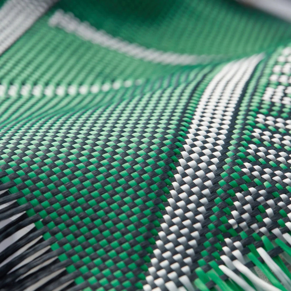 iPhone 16 Pro Max Kılıf MagSafe Şarj Özellikli Aramid Fiber Re-TROS Tasarımlı Pitaka Tactile Woven Rebuilding Serisi Kılıf Yeşil