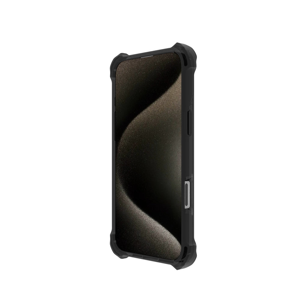 iPhone 16 Pro Max Kılıf Magsafe Şarj Özellikli Raptic Dual Serisi Şeffaf Standlı Kılıf Şeffaf