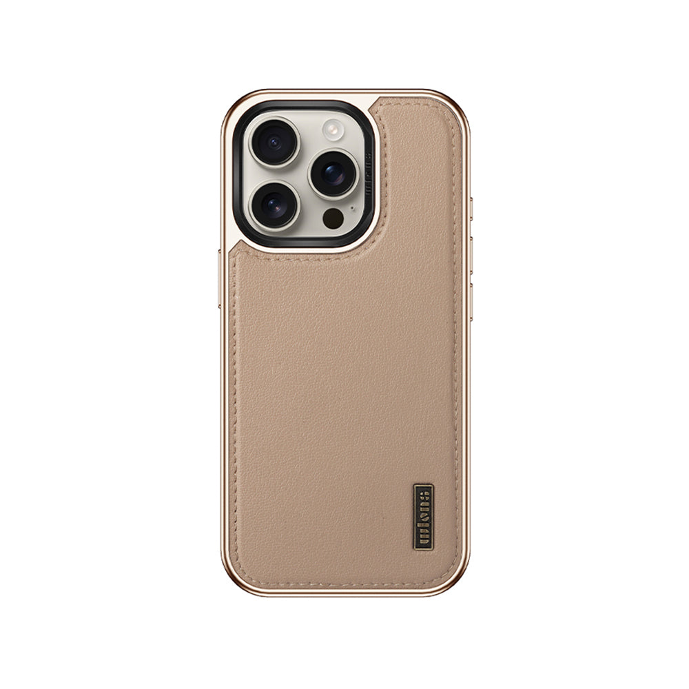 Apple iPhone 16 Pro Max Kılıf M-safe Şarj Özellikli Standlı Leto Kapak Gold
