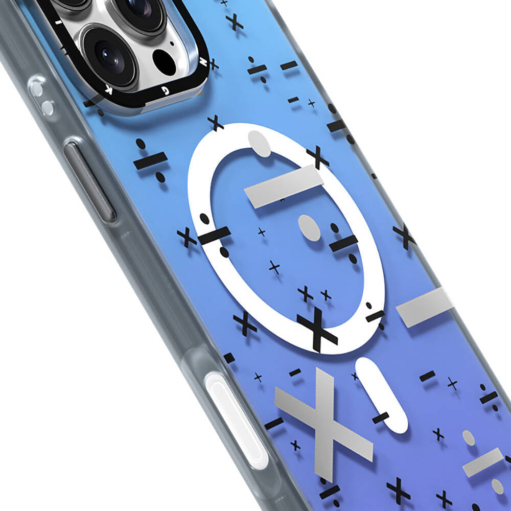 iPhone 16 Pro Max Kılıf Magsafe Şarj Özellikli Youngkit Mathematical Serisi Kılıf Colorful