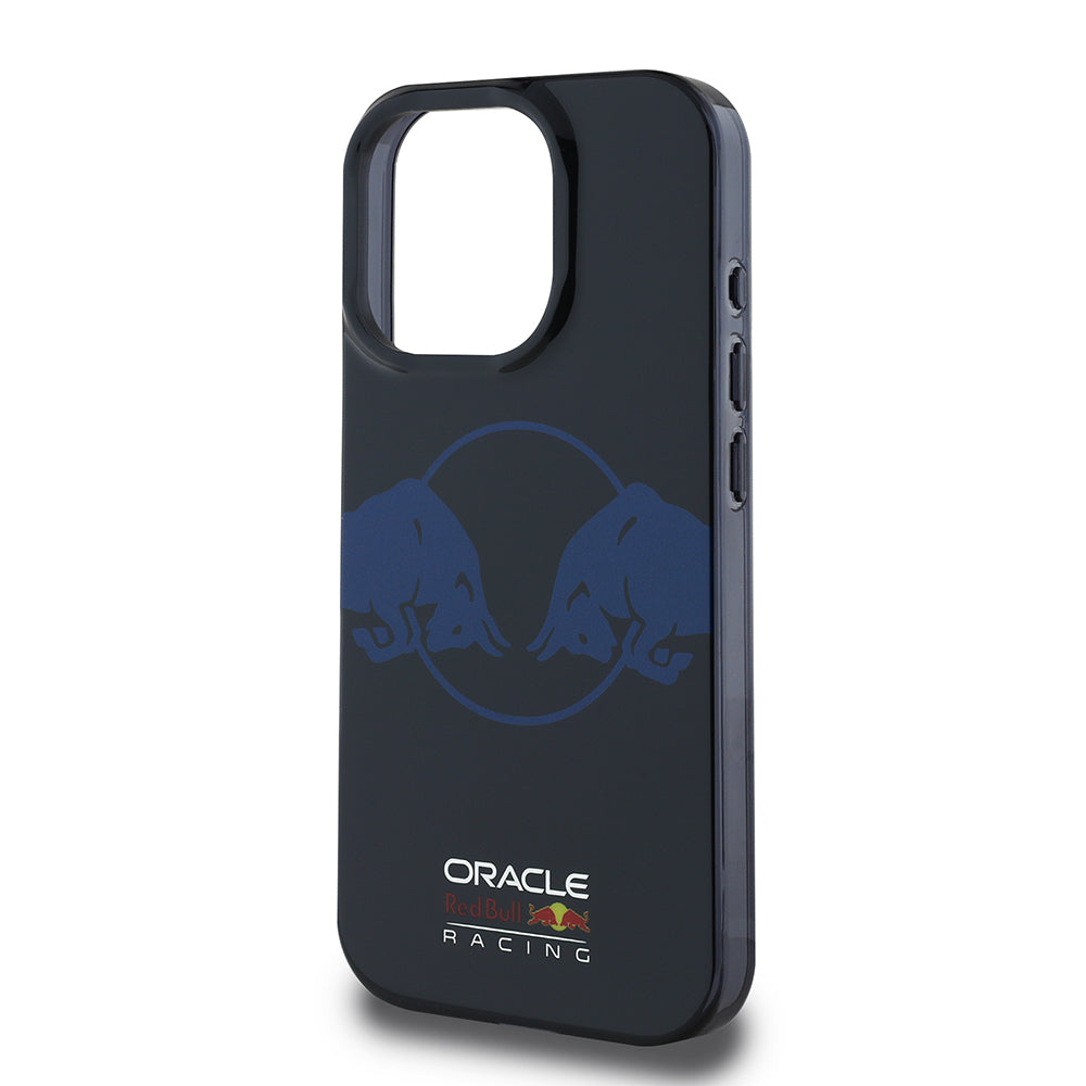 Apple iPhone 16 Pro Max Kılıf Redbull Orjinal Lisanslı Magsafe Şarj Özellikli IML Çift Boğa Baskılı Sert PC Kapak Lacivert