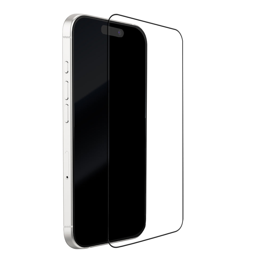 Apple iPhone 16 Pro Mohseven M7 HD Sapphire Coating Temperli Cam Ekran Koruyucu + Kolay Uygulama Aparatı Şeffaf