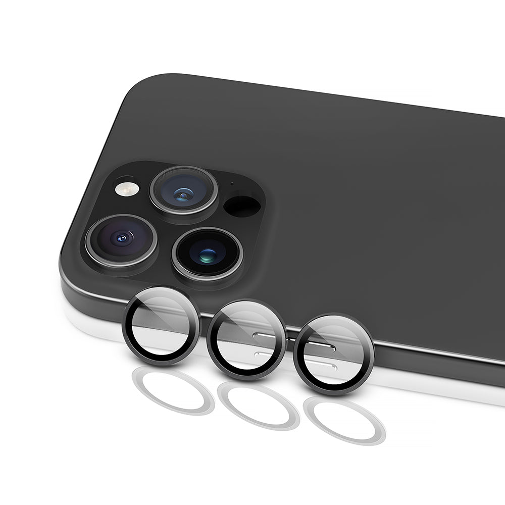 iPhone 16 Pro Raptic Armour Serisi Kamera Lens Koruyucu Şeffaf
