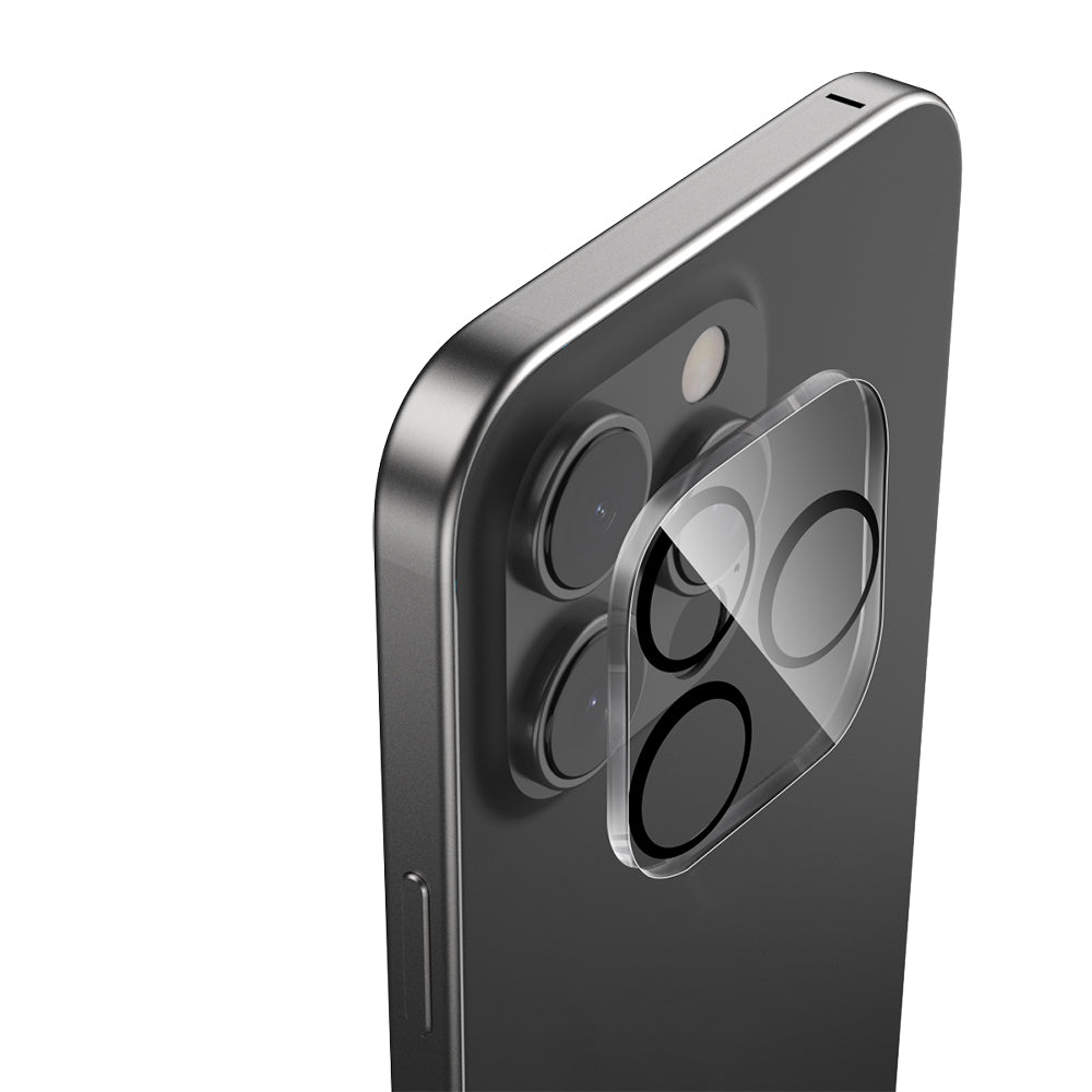 iPhone 16 Pro Raptic Glass Serisi Kamera Lens Koruyucu Şeffaf