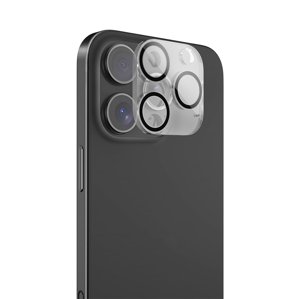 iPhone 16 Pro Raptic Glass Serisi Kamera Lens Koruyucu Şeffaf