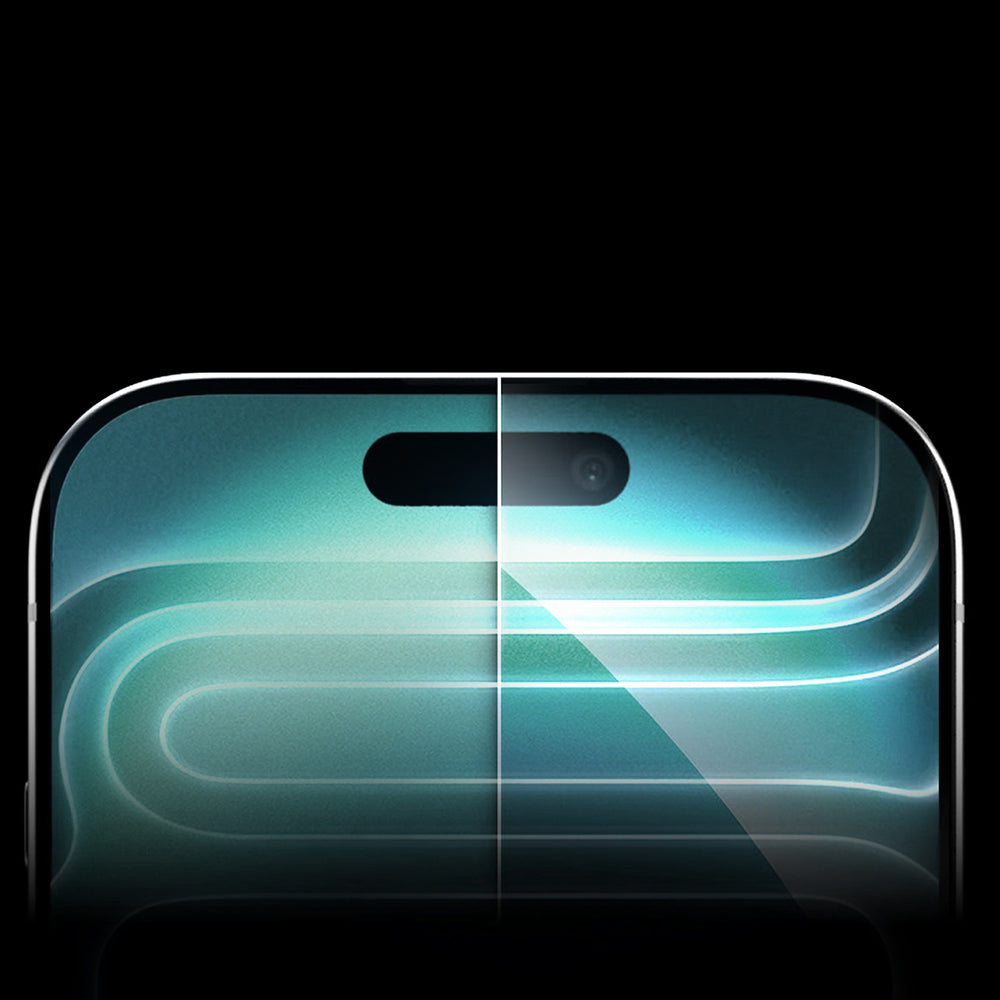 Apple iPhone 16 Pro Youngkit 2.5D Parmak İzi Bırakmayan 0.33mm Temperli Cam Ekran Koruyucu Şeffaf