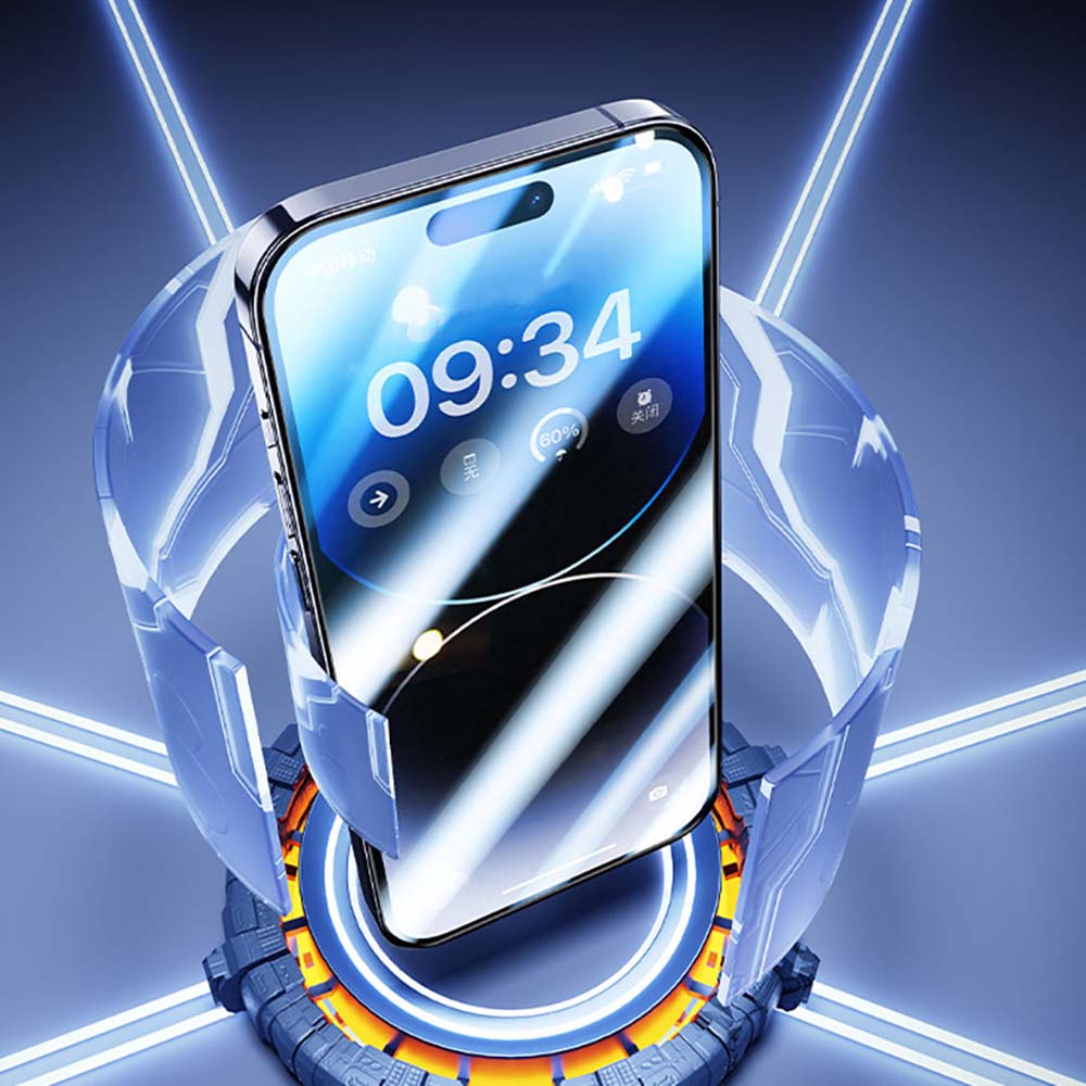 Apple iPhone 16E Benks Gaming Anti-Dust Toz Önleyici Mat Cam Ekran Koruyucu Siyah
