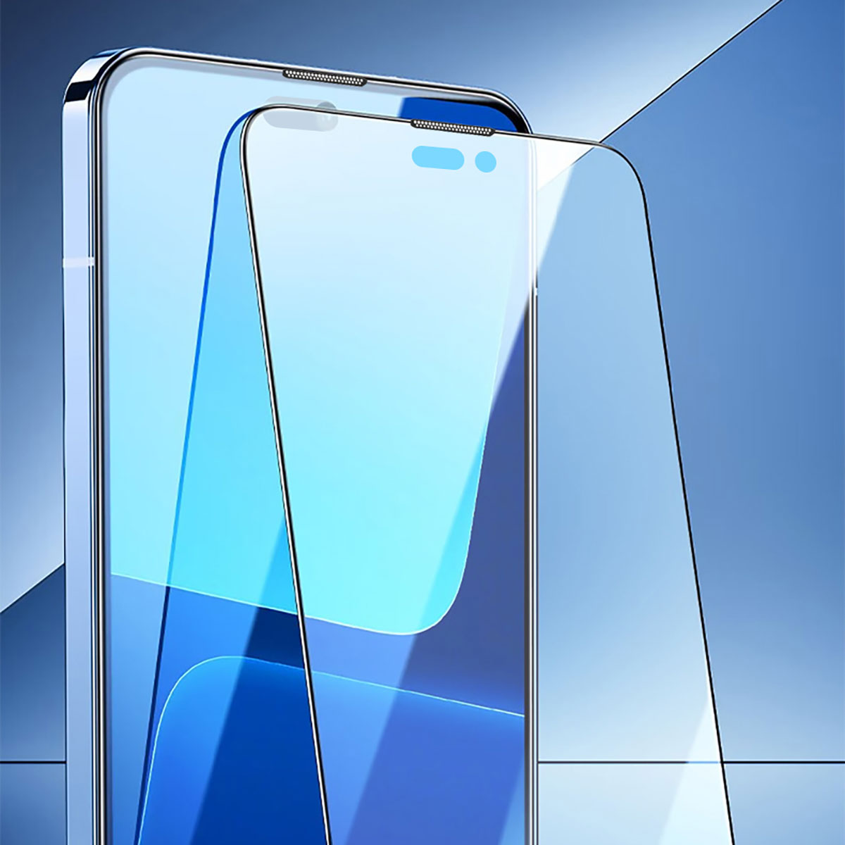 Apple iPhone 16E Wiwu iVista Screen Matte Ultra Güçlü Temperli Mat Ekran Koruyucu Siyah