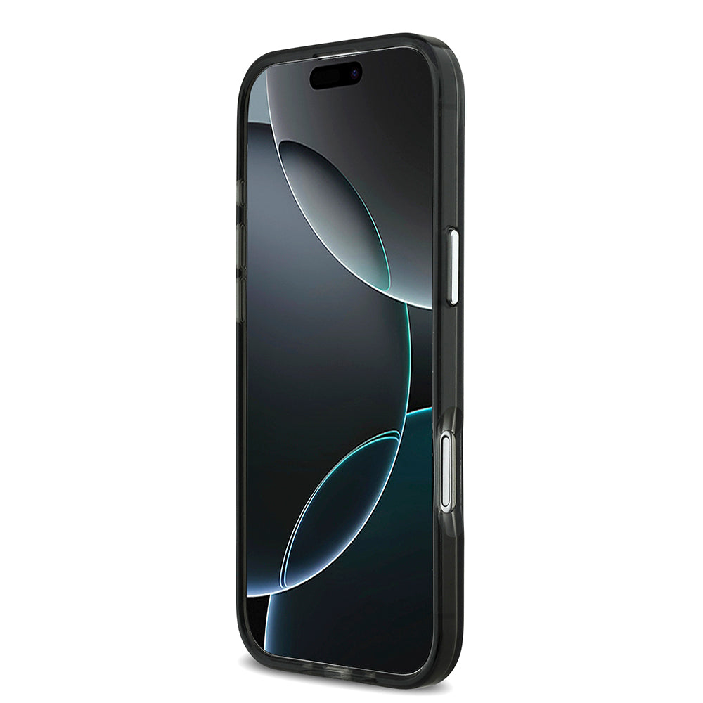 Apple iPhone 17 Air Kılıf Karl Lagerfeld Orjinal Lisanslı IML Baskılı KL Heads Kapak Siyah