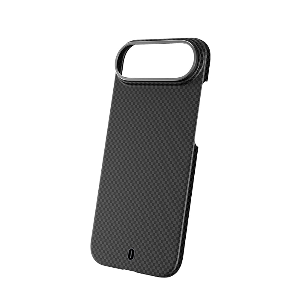Apple iPhone 17 Air Kılıf M-safe Şarj Özellikli Wiwu DCC-208 Aramid Armor Kapak Siyah