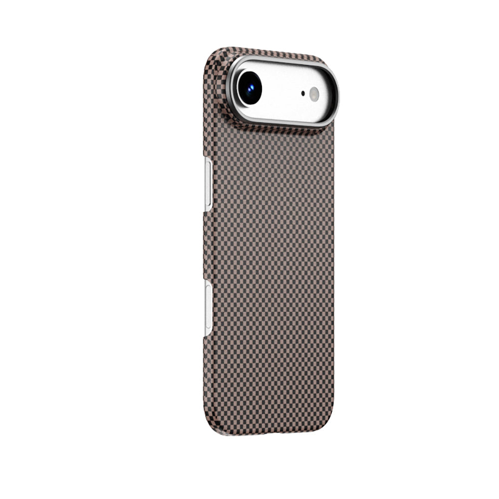 Apple iPhone 17 Air Kılıf M-safe Şarj Özellikli Wiwu DCC-208 Aramid Armor Kapak Gold