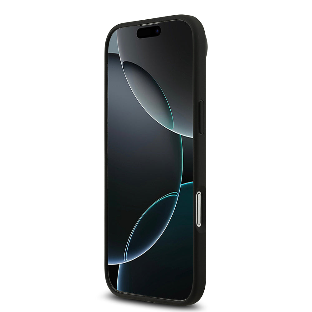 Apple iPhone 17 Air Kılıf Mercedes Benz Orjinal Lisanslı M-safe Şarj Özellikli Dokulu Desenli Deri Kapak Kahverengi