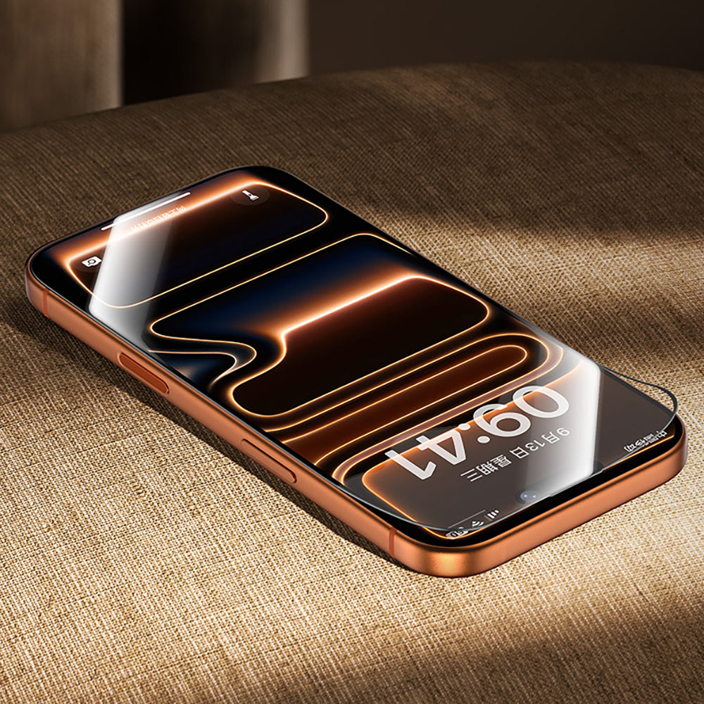 Apple iPhone 17 Benks Glass Warrior 2.0 AR-EZFita Cam Ekran Koruyucu + Kolay Uygulama Aparatı Şeffaf