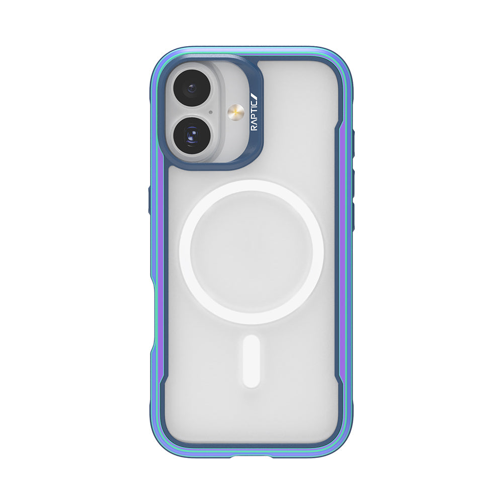 Apple iPhone 17 Kılıf M-safe Şarj Özellikli Airbagli Raptic Shield Serisi Şeffaf Arka Yüzey Kapak Colorful