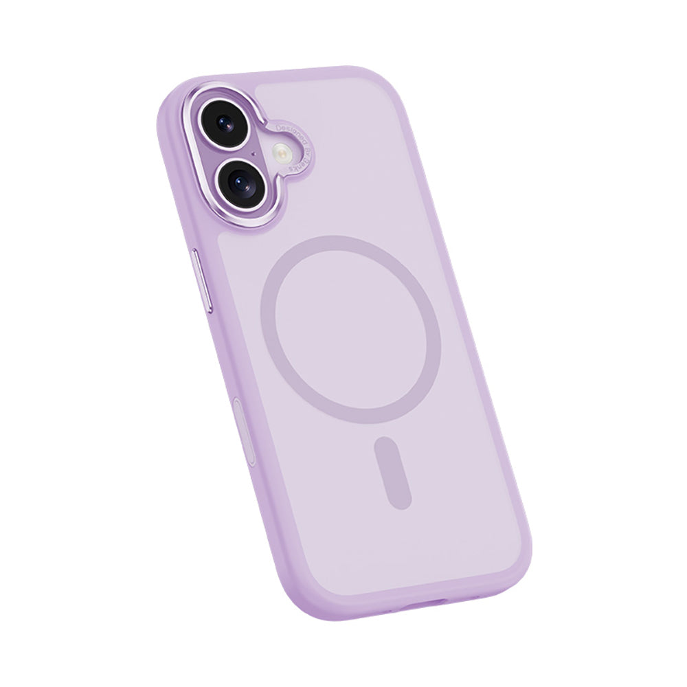 Apple iPhone 17 Kılıf M-safe Şarj Özellikli Benks Mist Protective Kapak Açık Mor