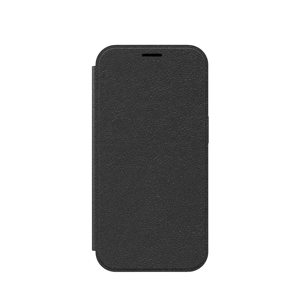 Apple iPhone 17 Kılıf M-Safe Şarj Özellikli Raptic Air Folio Şeffaf Kartlıklı Kapaklı Kılıf Siyah