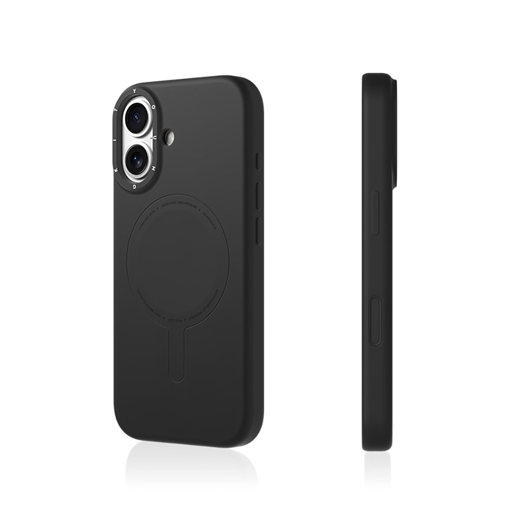 Apple iPhone 17 Kılıf M-Safe Şarj Özellikli Youngkit Morandi Serisi Kapak Mor