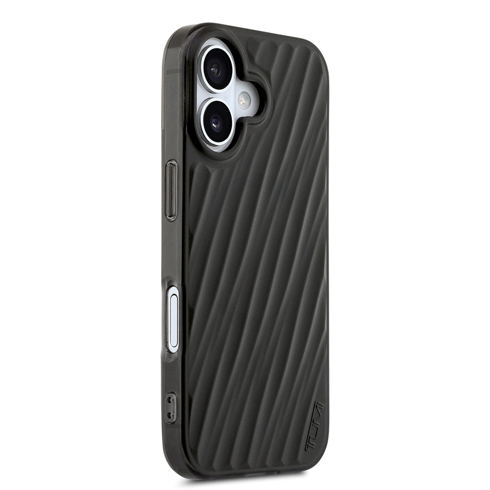 Apple iPhone 17 Kılıf TUMI Orjinal Lisanslı M-safe Şarj Özellikli Transparan Kapak Siyah