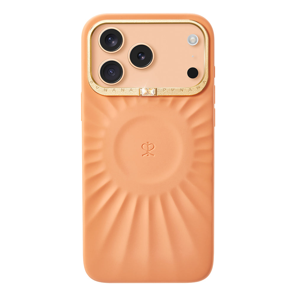 Apple iPhone 17 Pro Kılıf Kabartma Tasarımlı Metal Kamera Çerçeveli Pynana Starlight Serisi Kapak Bordo