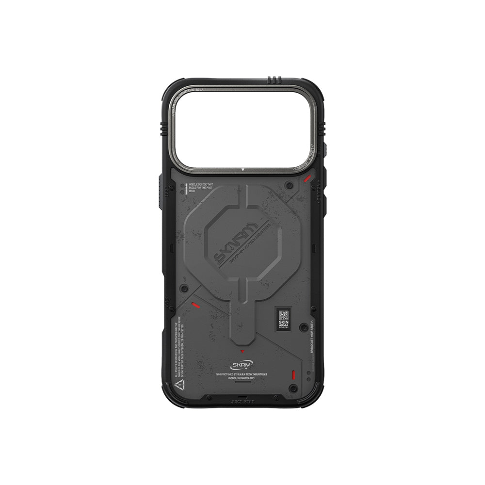 Apple iPhone 17 Pro Kılıf M-Safe Şarj Özellikli Airbag Tasarımlı Skinarma Vigor Kapak Mavi