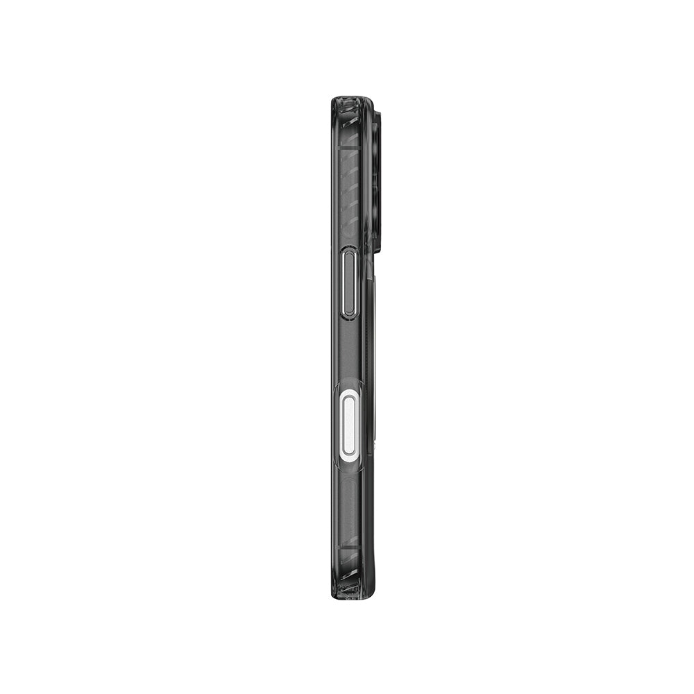 Apple iPhone 17 Pro Kılıf M-Safe Şarj Özellikli Airbag Tasarımlı Standlı AmazingThing Titan Pro MagSpin Kapak Siyah