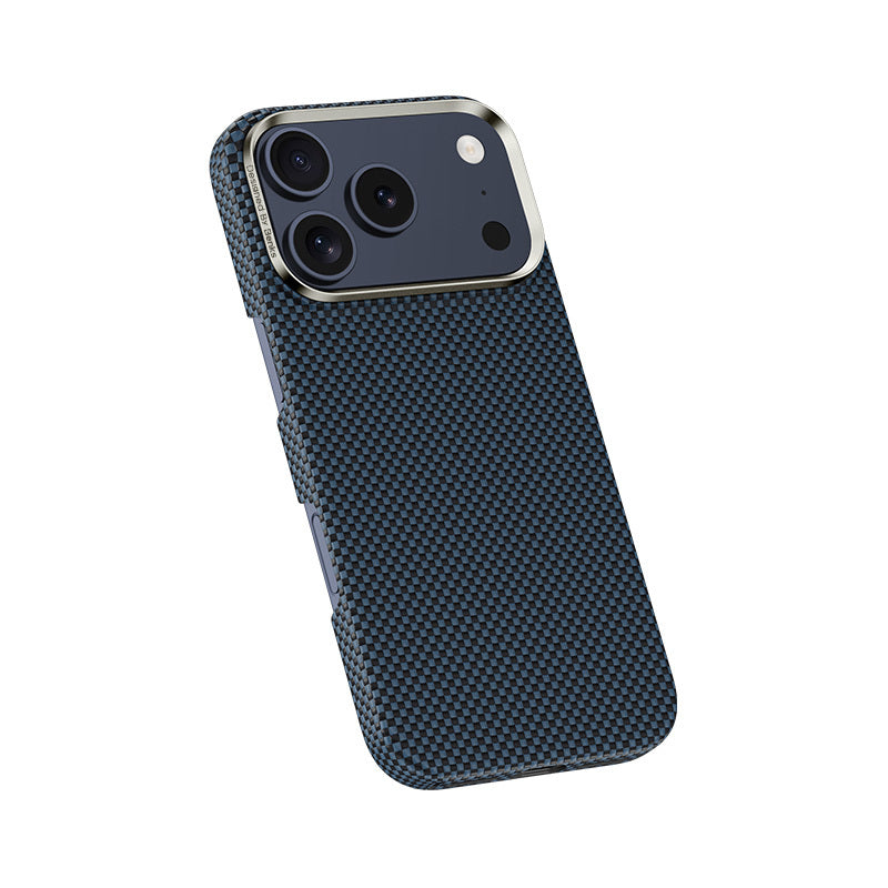 Apple iPhone 17 Pro Kılıf M-safe Şarj Özellikli Benks Yeni Seri ArmorTint ArmorAir Kevlar Kapak Mavi