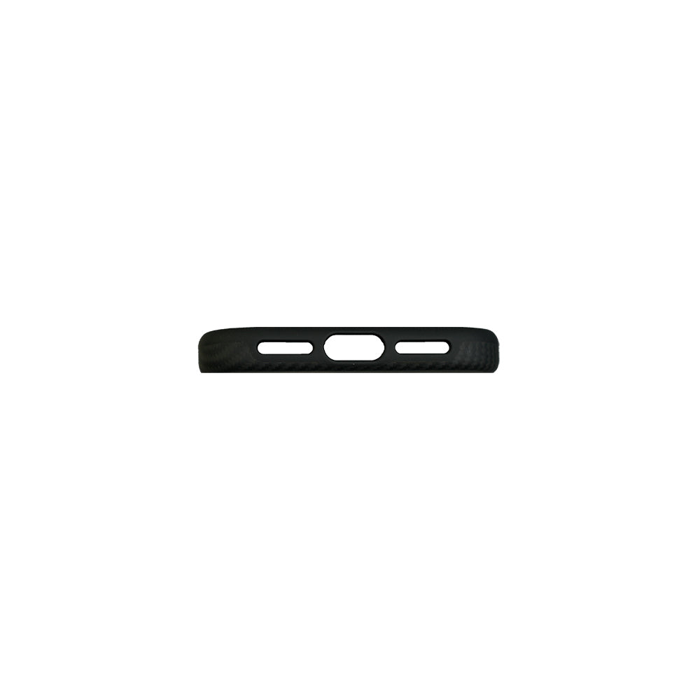Apple iPhone 17 Pro Kılıf M-safe Şarj Özellikli Mohseven 600D Aramid Fiber Kapak Siyah