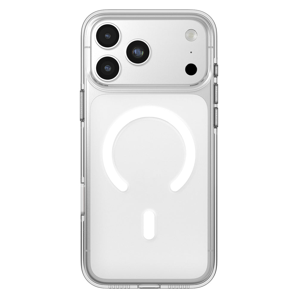 Apple iPhone 17 Pro Kılıf M-safe Şarj Özellikli O-Ring Şeffaf Kajsa Trans Shield Serisi Kapak Şeffaf