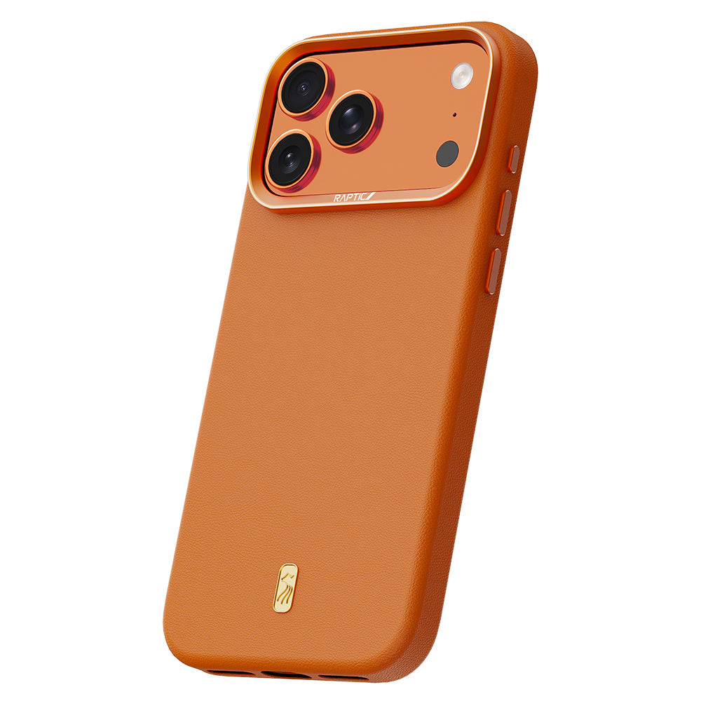 Apple iPhone 17 Pro Max Kılıf M-Safe Şarj Özellikli Raptic Urban Nano Serisi Kapak Turuncu