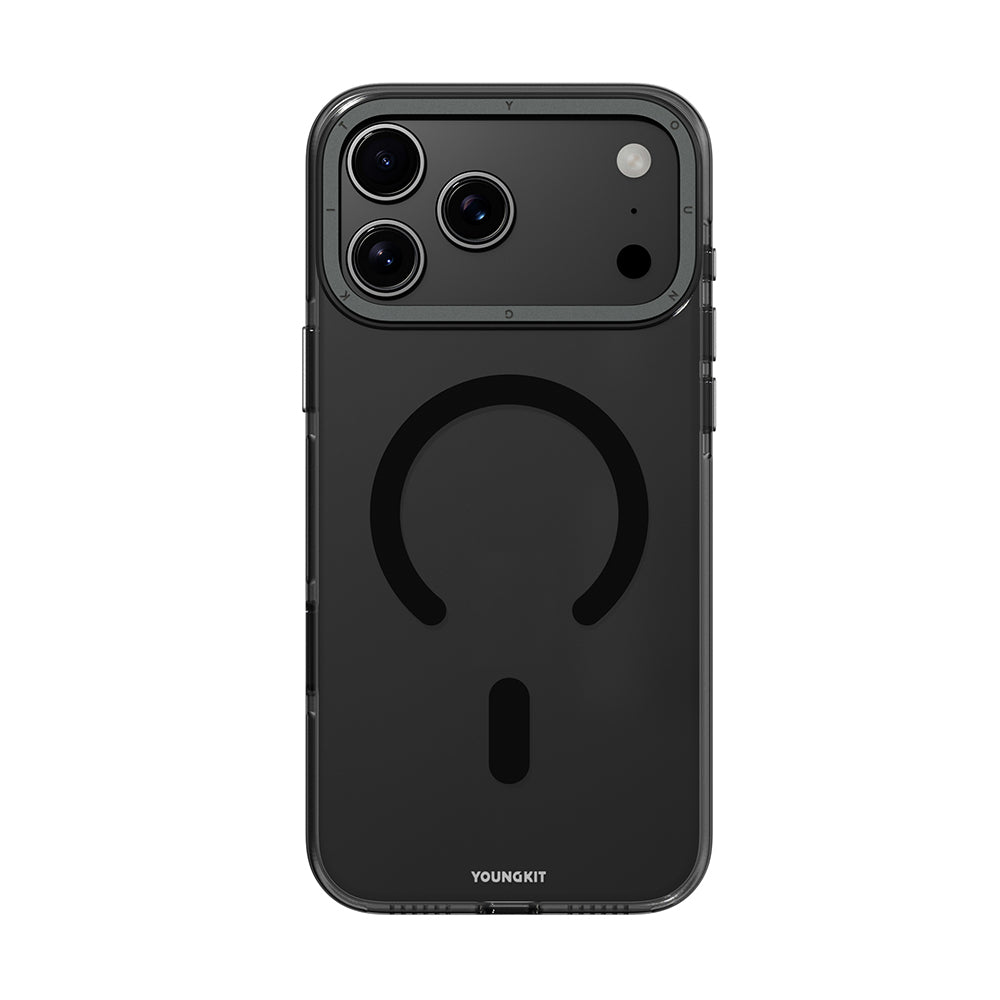 Apple iPhone 17 Pro Kılıf M-safe Şarj Özellikli Şeffaf Youngkit Crystal Shield Serisi Kapak Şeffaf