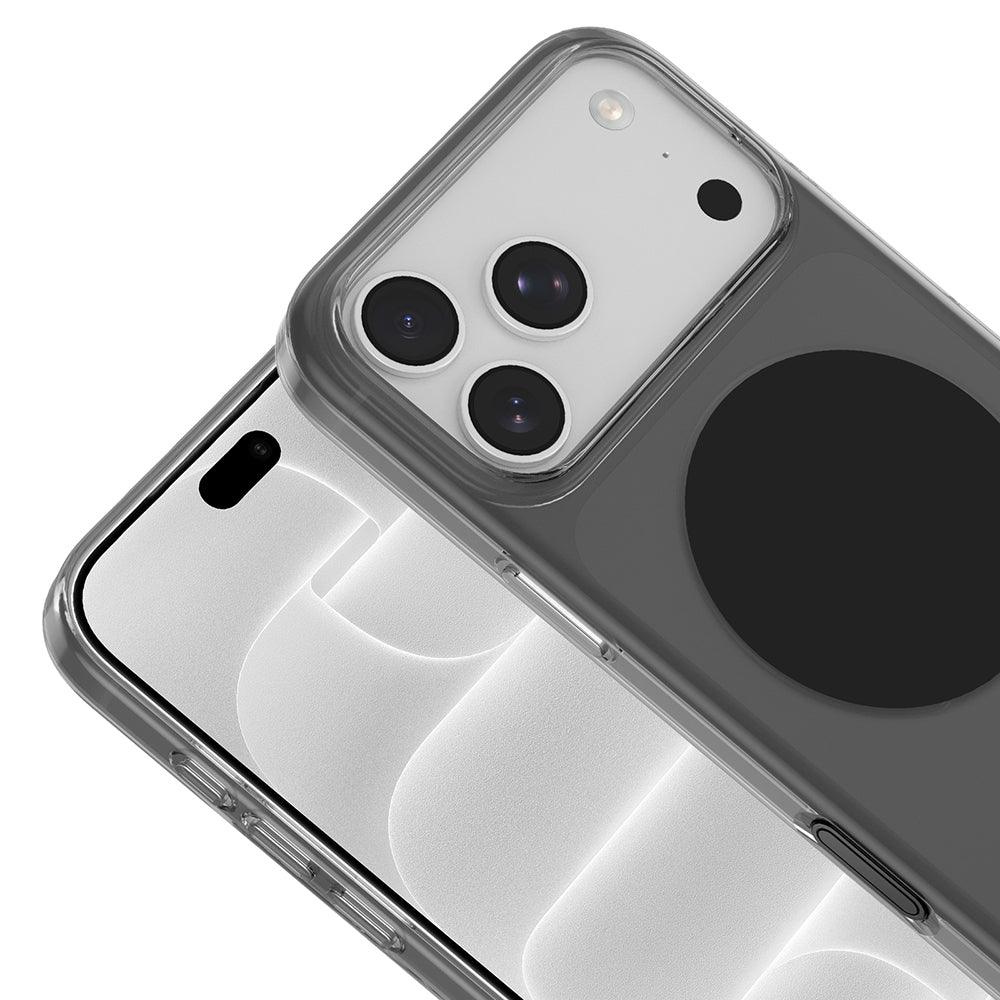 Apple iPhone 17 Pro Kılıf M-safe Şarj Özellikli Zore Paris Belmo Kapak Siyah