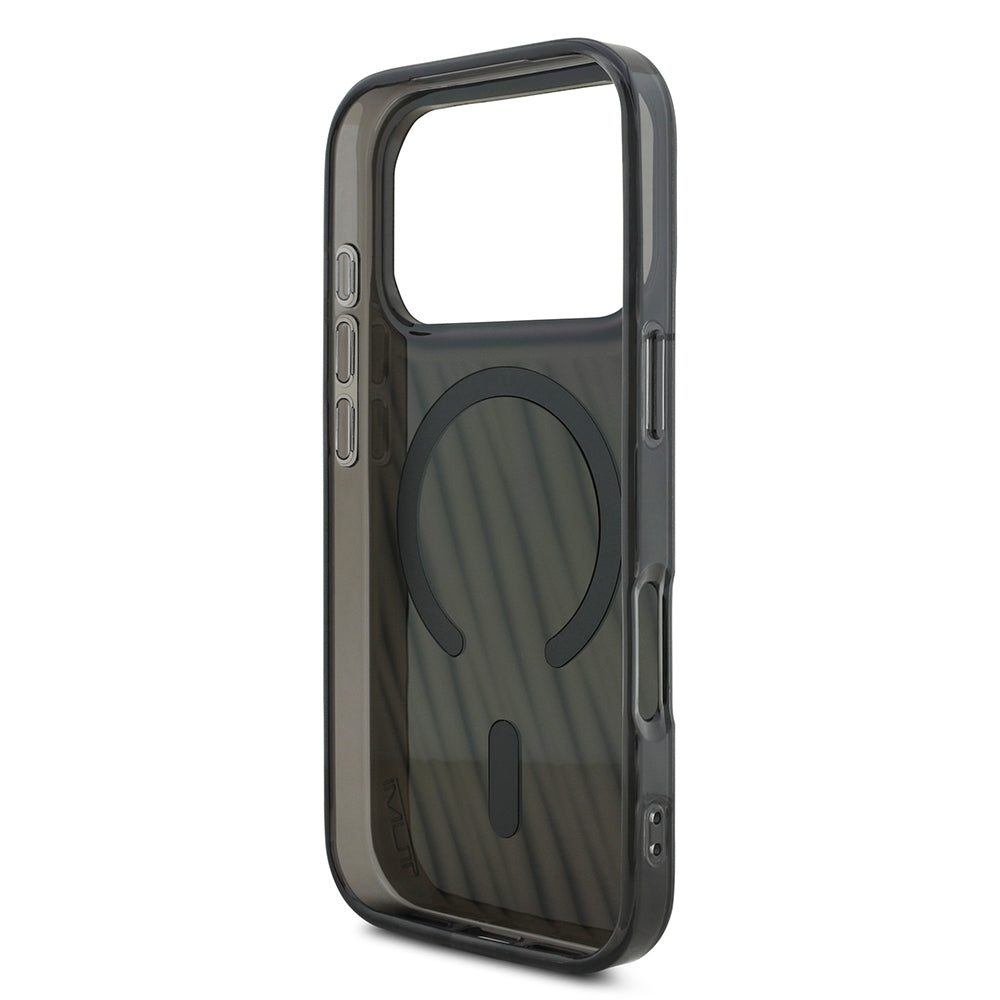 Apple iPhone 17 Pro Kılıf TUMI Orjinal Lisanslı M-safe Şarj Özellikli Transparan Kapak Siyah