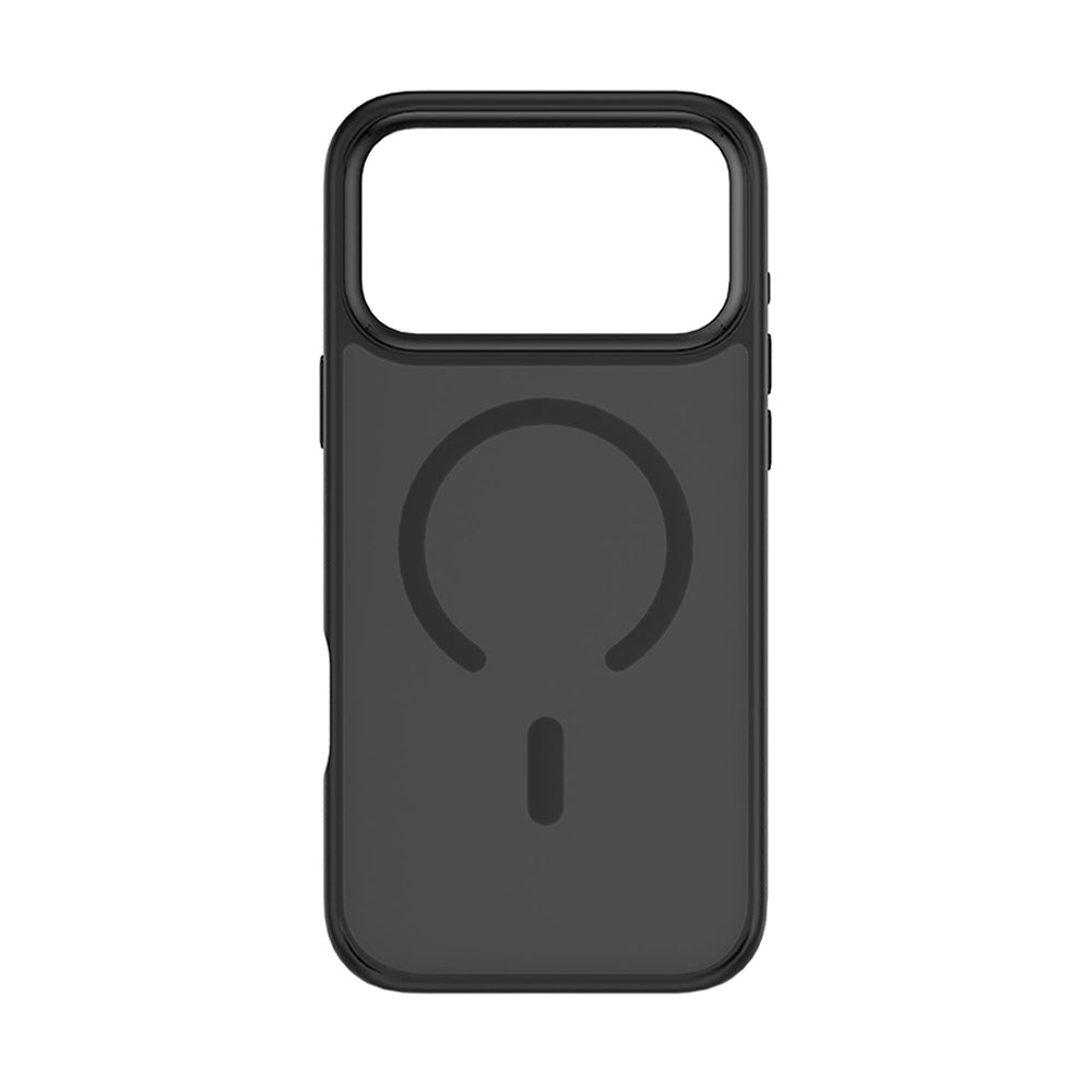 Apple iPhone 17 Pro Kılıf Wiwu FGG-012 ArmorPro Serisi M-safe Şarj Özellikli Parmak İzi Bırakmayan Kılıf Siyah
