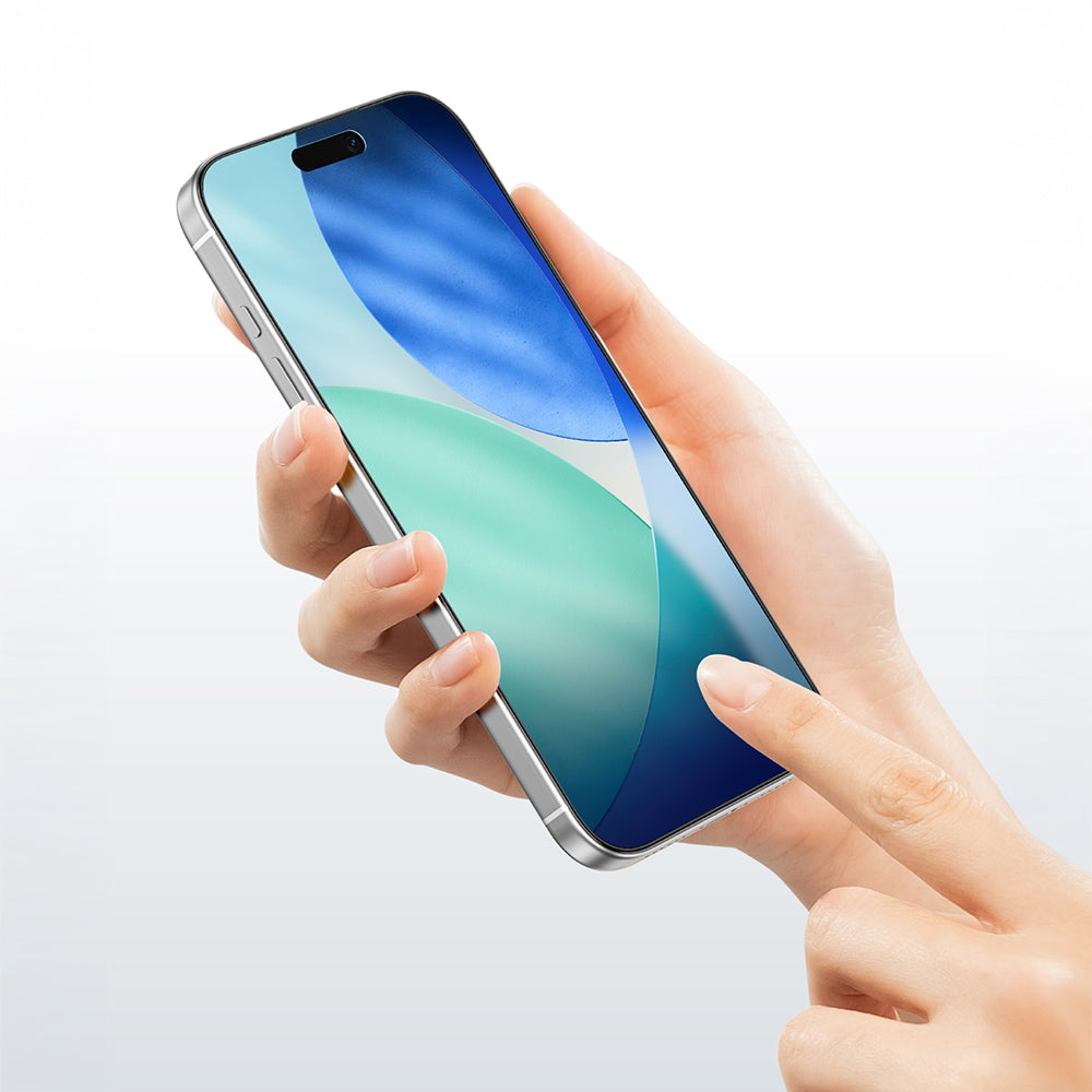 (17 Serisi)Apple iPhone Amazingthing Radix Parmak İzi Bırakmayan Temperli Cam Ekran Koruyucu Şeffaf