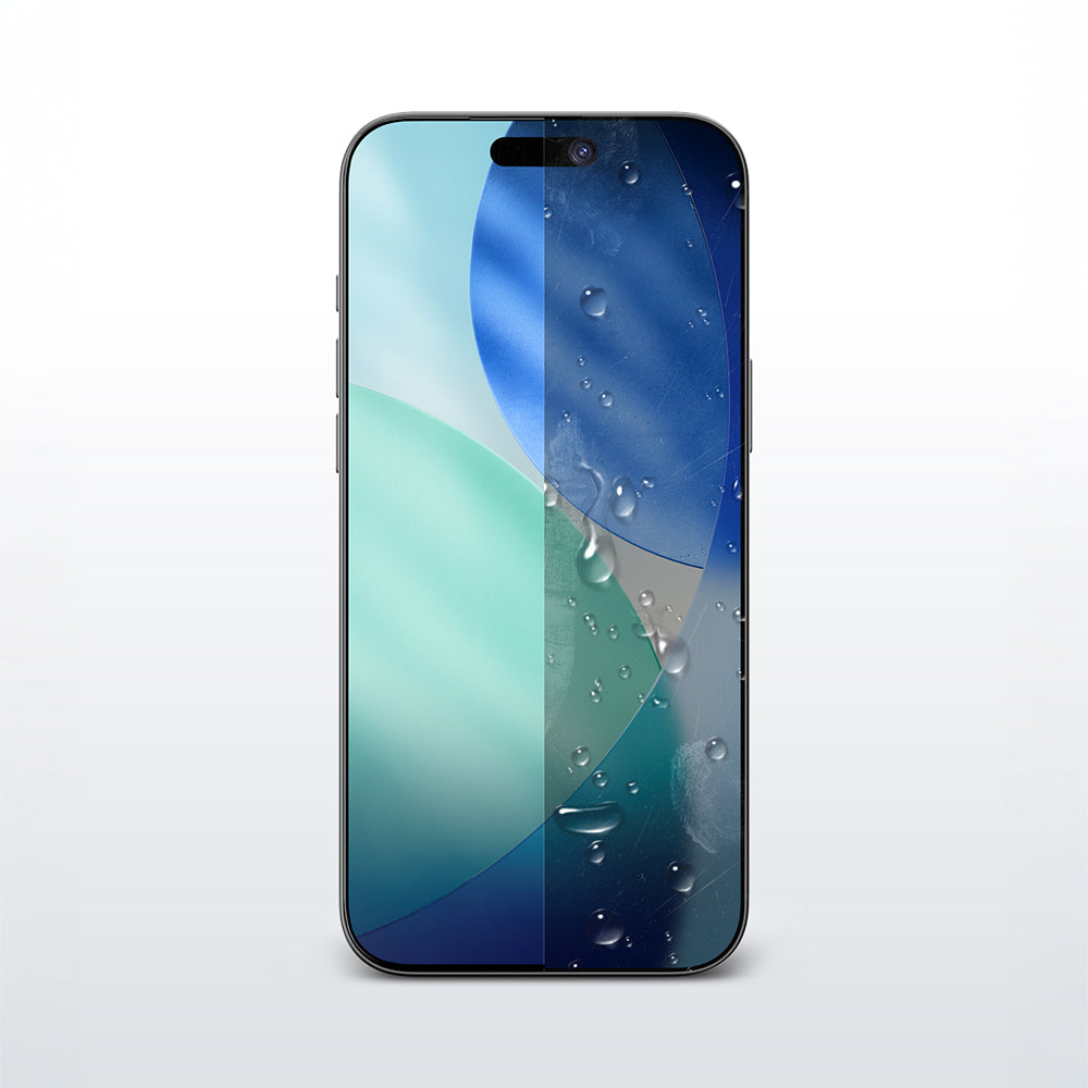 (17 Serisi)Apple iPhone Amazingthing Radix Parmak İzi Bırakmayan Temperli Cam Ekran Koruyucu Şeffaf