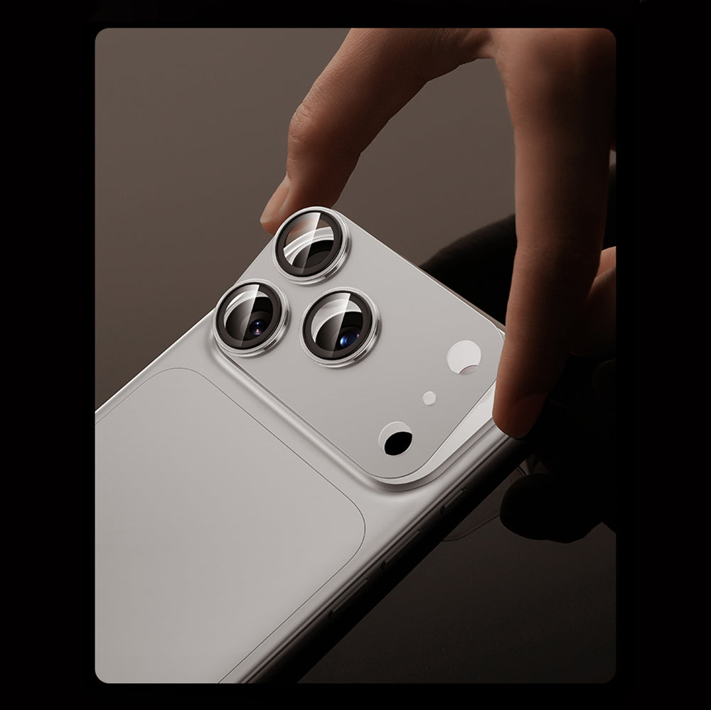 (17 Serisi)Apple iPhone Benks Air Shield Anti Reflective Mat Kamera Full Lens Koruyucu Şeffaf