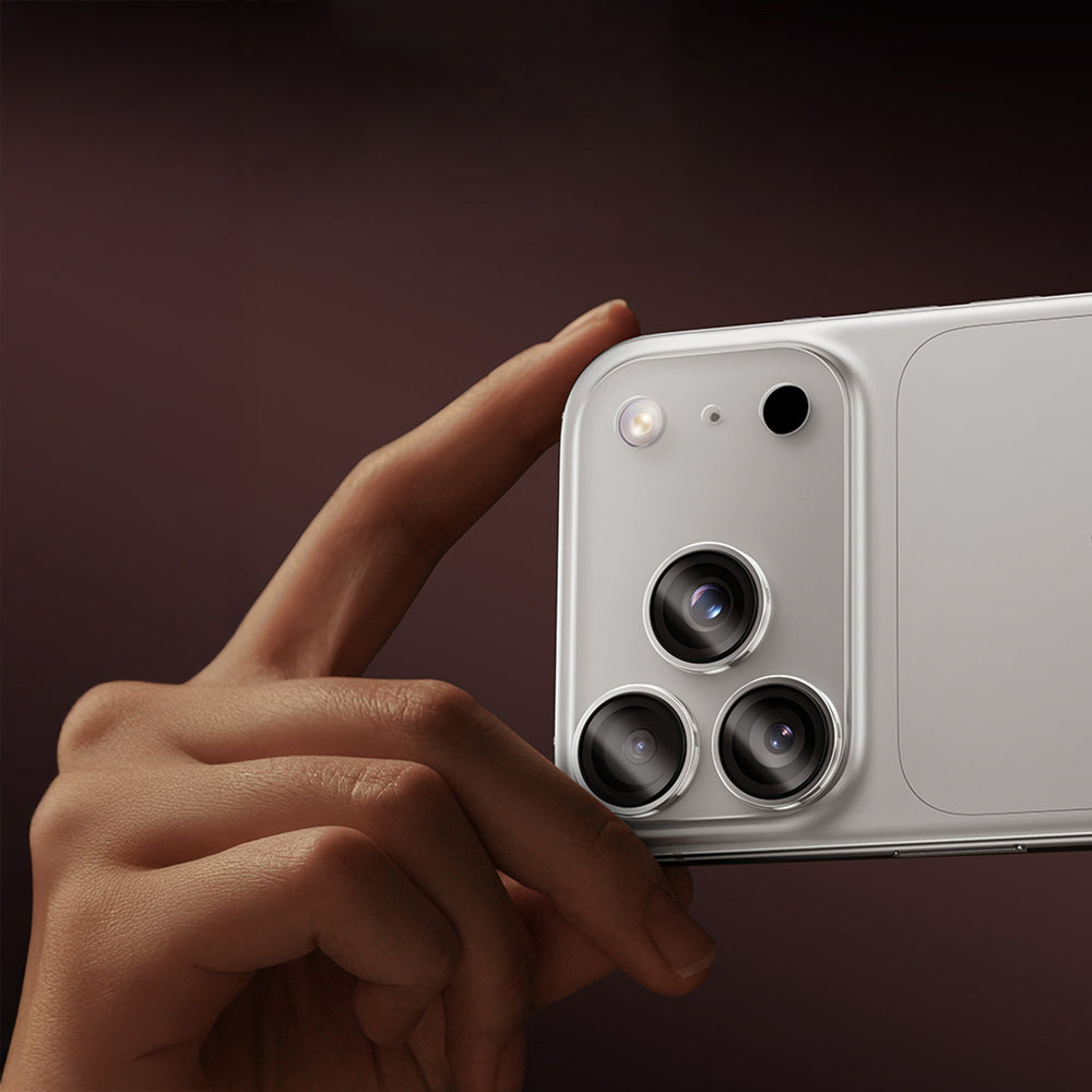 (17 Serisi)Apple iPhone Benks Air Shield Anti Reflective Mat Kamera Full Lens Koruyucu Şeffaf