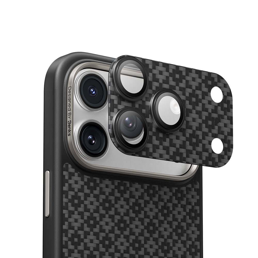 (17 Serisi)Apple iPhone Benks ArmorWarrior ArmorGridSerisi Kevlar Kamera Lens Koruyucu