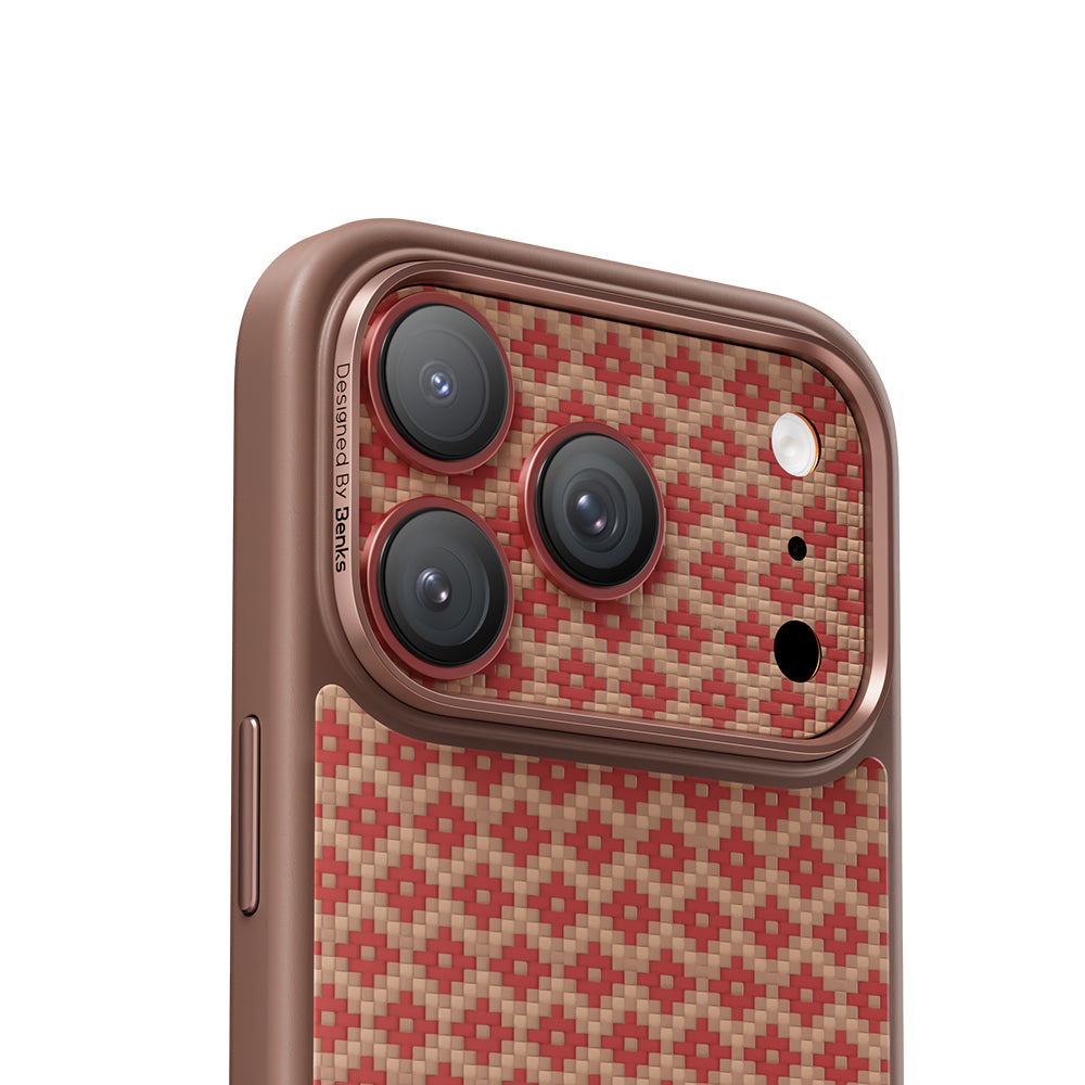 (17 Serisi)Apple iPhone Benks ArmorWarrior ArmorGridSerisi Kevlar Kamera Lens Koruyucu