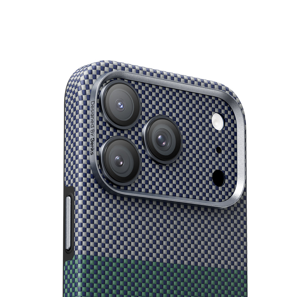 (17 Serisi)Apple iPhone Benks ArmorWarrior Aurora Serisi Kevlar Kamera Lens Koruyucu