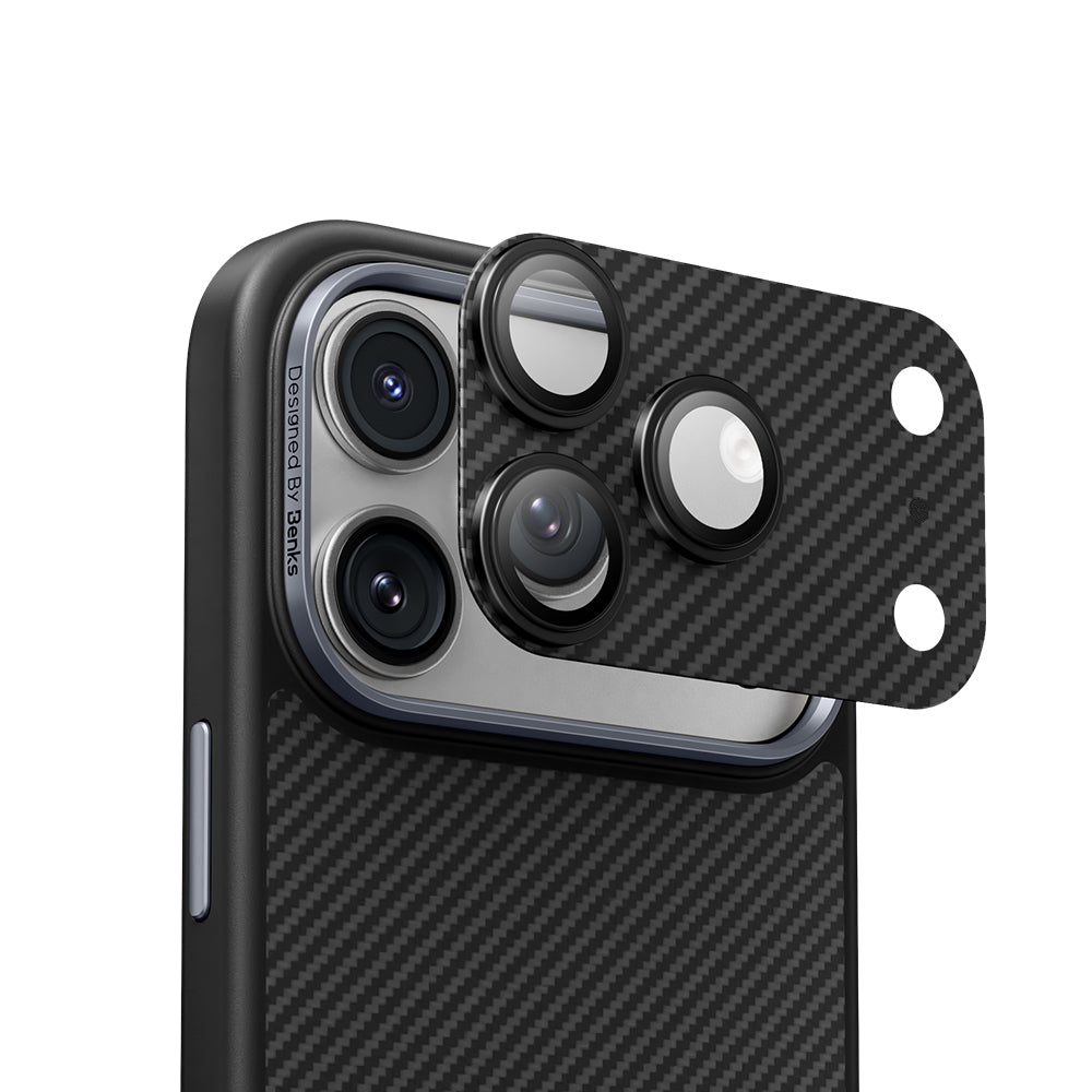 (17 Serisi)Apple iPhone Benks ArmorWarrior ArmorGridSerisi Kevlar Kamera Lens Koruyucu
