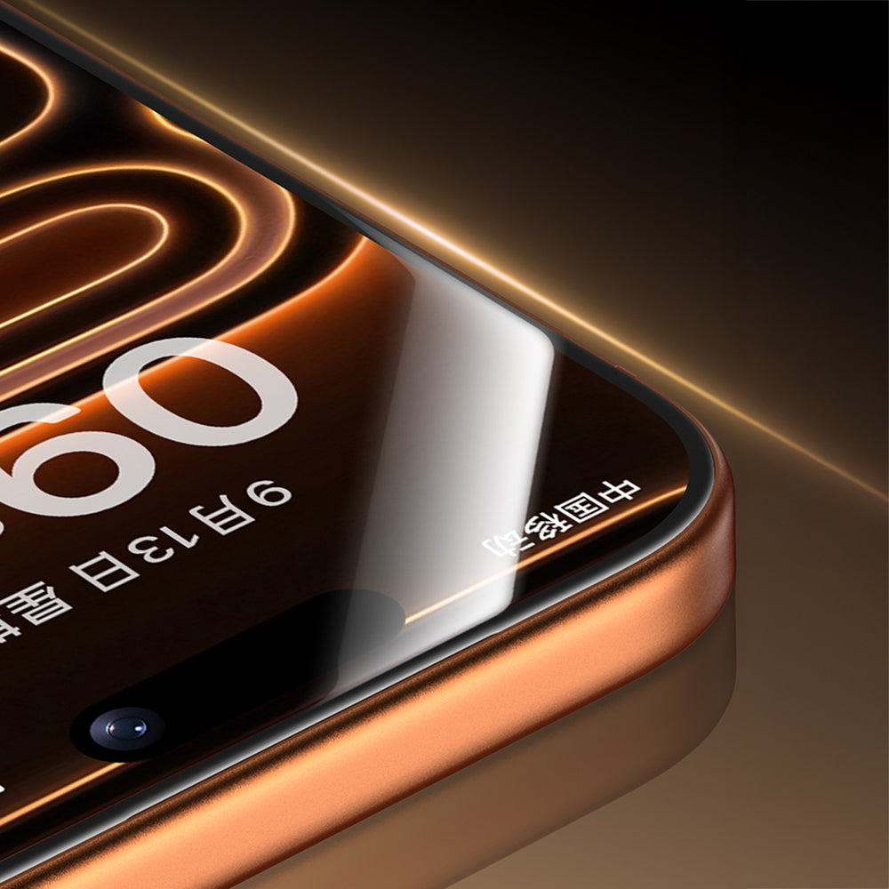 (17 Serisi)Apple iPhone Benks Glass Warrior 2.0 EZFita Safir Cam Ekran Koruyucu + Kolay Uygulama Aparatı Şeffaf